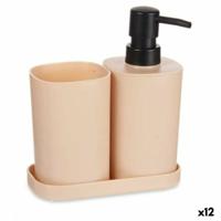 Badset Zwart Beige Polypropyleen (12 Stuks)