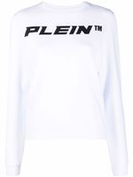 Philipp Plein sweat à logo imprimé - Blanc - thumbnail