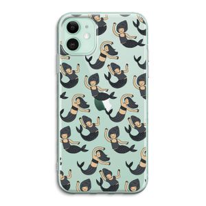 Zeemeermin: iPhone 11 Transparant Hoesje