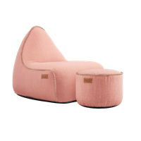 SACKit Cobana zitzak en poef Rose
