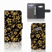 Samsung Galaxy Xcover 3 | Xcover 3 VE Hoesje Gouden Bloemen