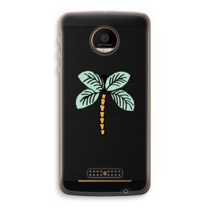 Palmboom: Motorola Moto Z Force Transparant Hoesje