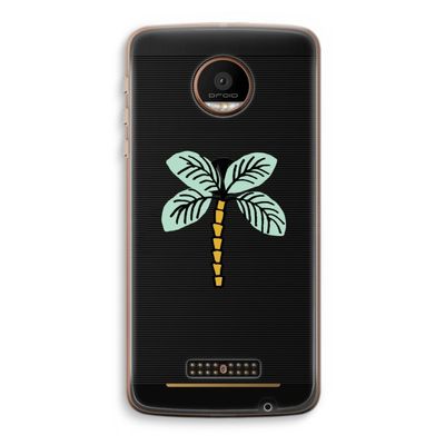 Palmboom: Motorola Moto Z Force Transparant Hoesje
