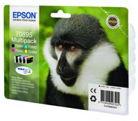 Epson Inktcartridge T0895 Origineel Combipack Zwart, Cyaan, Magenta, Geel C13T08954010 - thumbnail