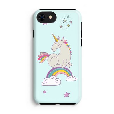 Regenboog eenhoorn: iPhone SE 2020 Tough Case