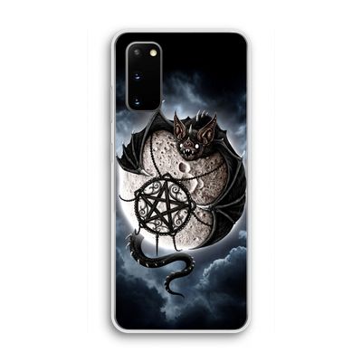 Volle maan: Samsung Galaxy S20 Transparant Hoesje