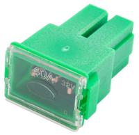 Dresselhaus pal-zekering "vrouwelijk (as) block fuse typas 40a female / green