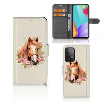 Telefoonhoesje met Pasjes voor Samsung Galaxy A52 Paard