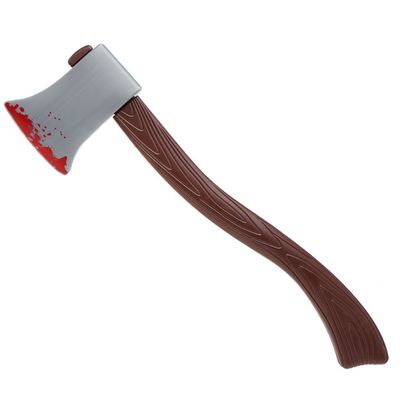 Grote hakbijl - plastic - 57 cm - Halloween/ridders verkleed wapens accessoires