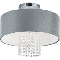 LED Plafondlamp Rond Mat Zilver Aluminium - E14 Fitting - Moderne Verlichting