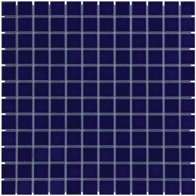 The Mosaic Factory Barcelona Mozaiek Tegel Vierkant - Donker Blauw Porselein Geglazuurd 300x300 mm