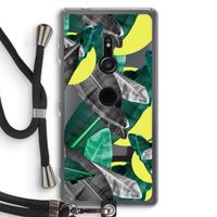 Fantasie jungle: Sony Xperia XZ2 Transparant Hoesje met koord