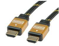 ROLINE HDMI/HDMI, 10 m HDMI kabel HDMI Type A (Standaard) Zwart - thumbnail