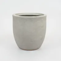 Pot egg clayfibre d25h25 zand