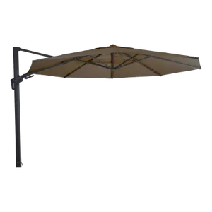 Grote Zweefparasol VirgoFlex Taupe 3,5m van Lesli Living