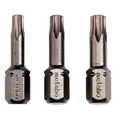 Metabo Accessoires Bits | voor Torx-schroeven T15/ 20/ 25 | Torsion (3 st.) - 628539000