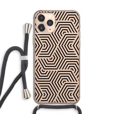 Magic pattern: iPhone 11 Pro Transparant Hoesje met koord