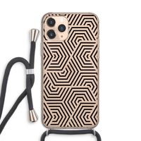 Magic pattern: iPhone 11 Pro Transparant Hoesje met koord