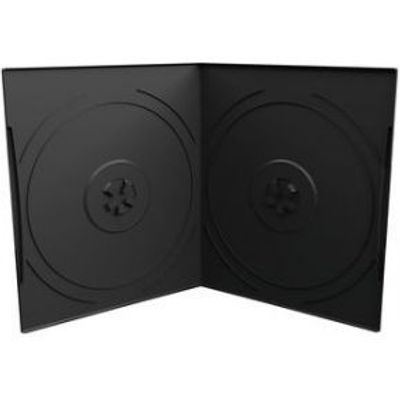 MediaRange BOX10-2 CD-doosje Dvd-hoes 2 schijven Zwart