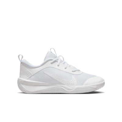 Nike Omni Multi-Court Sneakers Wit Zilver
