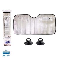 Auto zonnescherm - aluminium - L60 x B130 cm   -