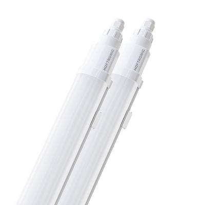 HOFTRONIC™ Q-Series - Set van 2 LED TL armaturen 150cm - IP65 Waterdicht - 48 Watt 5760 Lumen vervangt 192 Watt - 120lm/W - 6500K daglicht wit licht - gereedschapsloos Koppelbaar - IK08 - Tri-proof