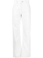 1017 ALYX 9SM pantalon en cuir à coupe cinq poches - Blanc