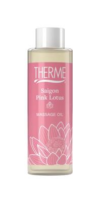 Therme Saigon pink lotus massage oil