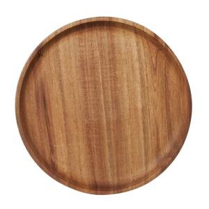 Cosy & Trendy Kaarsenbord/plateau - hout - rond - D22 cm - Kaarsenonderzetter