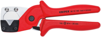 KNIPEX 90 10 185 Buizensnijder voor meerlaagse en pneumatische | Slangen van kunststof | Met Glasvezel - 90 10 185