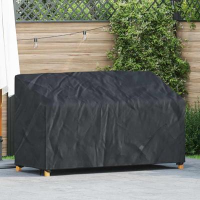 Tuinbankhoes Zwart 165 x 70 x 65 / 94 cm 420D stof