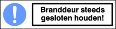 Branddeur st.gesl.houden d5005