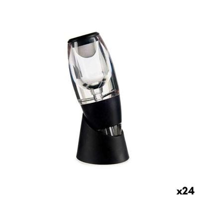 Wijnbeluchter Kinvara 2021101201 2021101201 Zwart Transparant Roestvrij staal TPE Plastic (24 Stuks)
