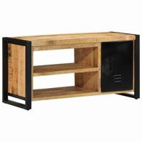 Schoenenbank Bruin 100 x 40 x 50 cm Massief mangohout
