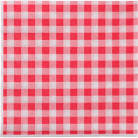 Servet | 1/4 vouw | 1-laags | 32x33cm | papier | rood/wit | 3200 stuks