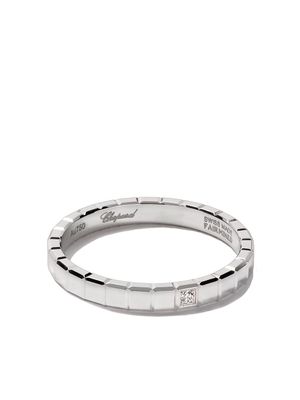 Chopard bague Ice Cube Pure en or blanc 18ct - Argent