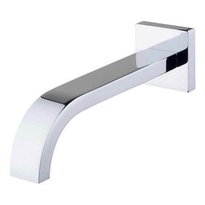 Wiesbaden Rombo inbouw uitloop 30 cm messing chroom