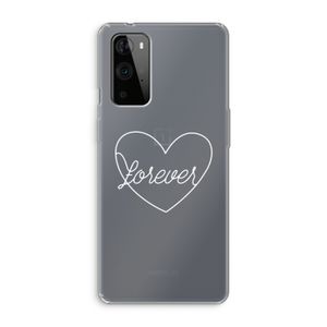 Forever heart pastel: OnePlus 9 Pro Transparant Hoesje