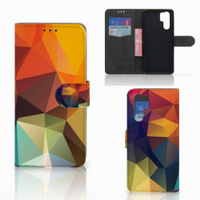 Huawei P30 Pro Book Case Polygon Color - thumbnail