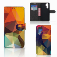 Huawei P30 Pro Book Case Polygon Color