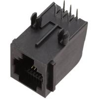 encitech RJJU-66-147-E7V-010 RJ12-connector 3257-0010-05 Bus, inbouw horizontaal Aantal polen 6P6C Zwart 1 stuk(s)