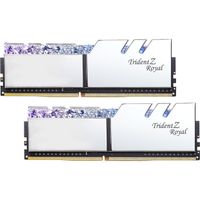 G.Skill 16 GB DDR4-3600 Kit werkgeheugen F4-3600C18D-16GTRS, Trident Z Royal, RGB led, XMP 2.0