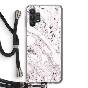 Mengelmoes: Samsung Galaxy A32 5G Transparant Hoesje met koord