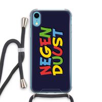 90's One: iPhone XR Transparant Hoesje met koord