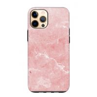 Roze marmer: iPhone 12 Pro Max Tough Case