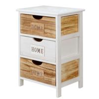 Ladekast Gift Decor Home Wit Bruin 40 x 58,5 x 29 cm