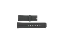Horlogeband Burberry BU7713 Rubber Grijs 24mm Horlogeband Burberry BU7713 Rubber Grijs 24mm