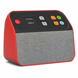Muziekspeler | BBrain | Voor senioren en bij dementie | Grote gekleurde knoppen | Makkelijke te bedienen | Rood | BB6000-RO
