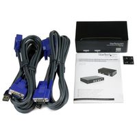 StarTech.com 2-poort Professionele USB KVM-Switch met Bekabeling - thumbnail