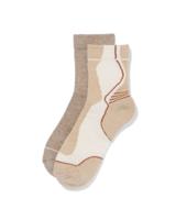 HEMA Dames wandelsokken - 2 paar beige (beige)